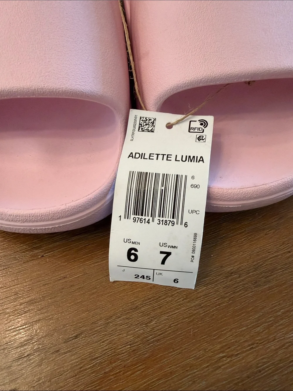 adidas Women’s Pastel Pink Slide Sandals